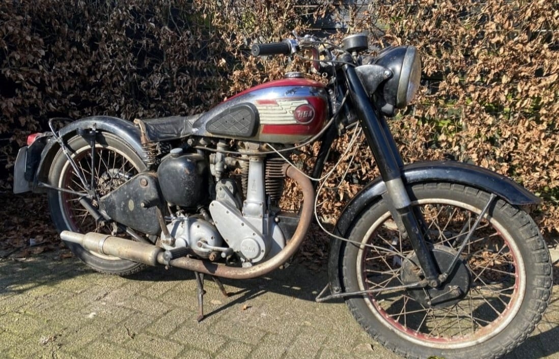 BSA B33 vrchovka 500ccm
