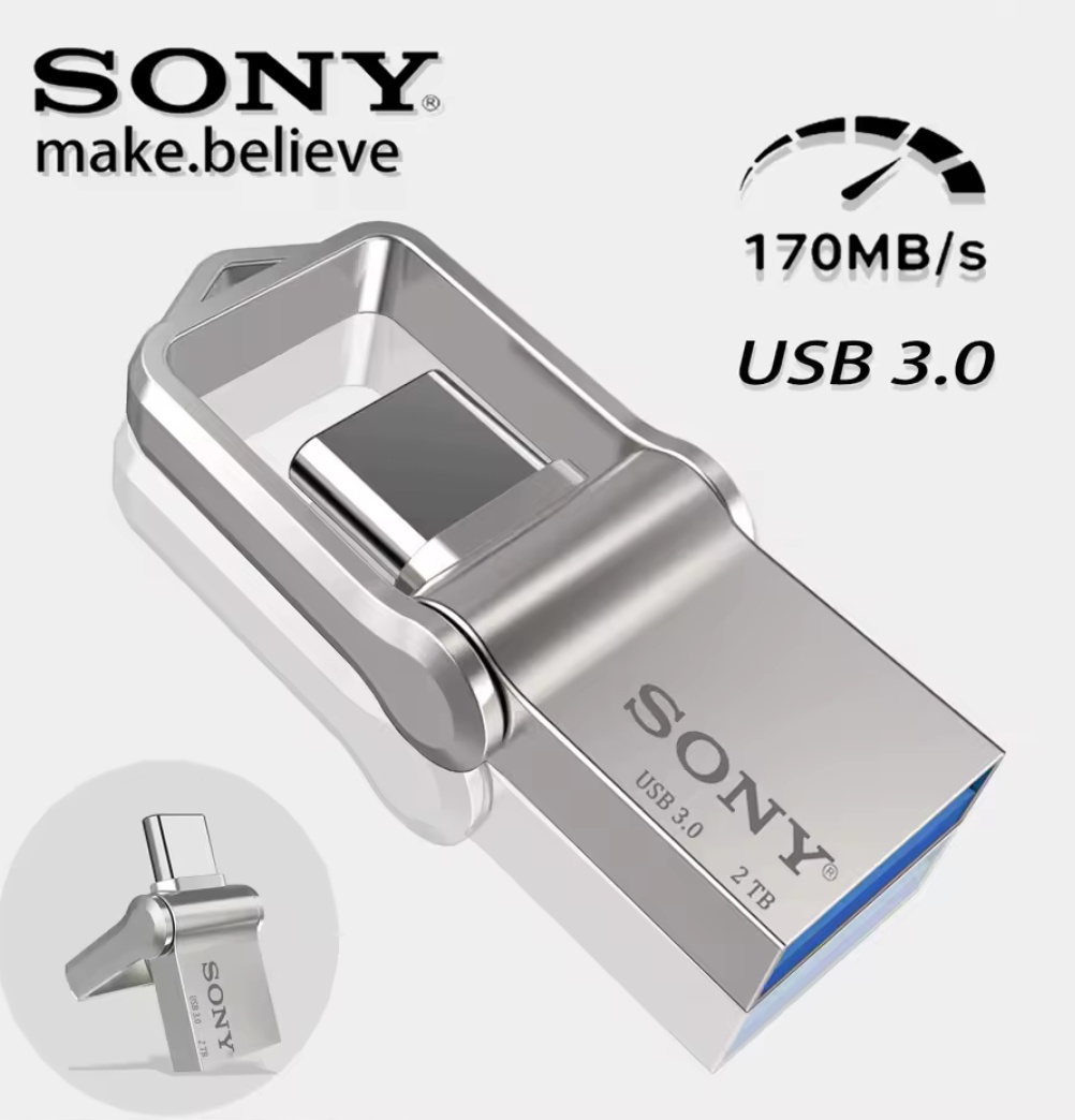 Flash disk 2v1 SONY 2TB+USB-C+USB 3.0 (2048GB), OTG, micro