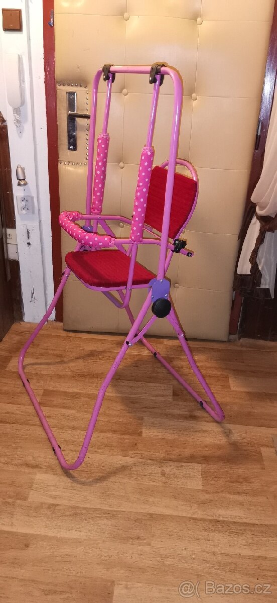 Dětská skládací houpačka vyska120 cm