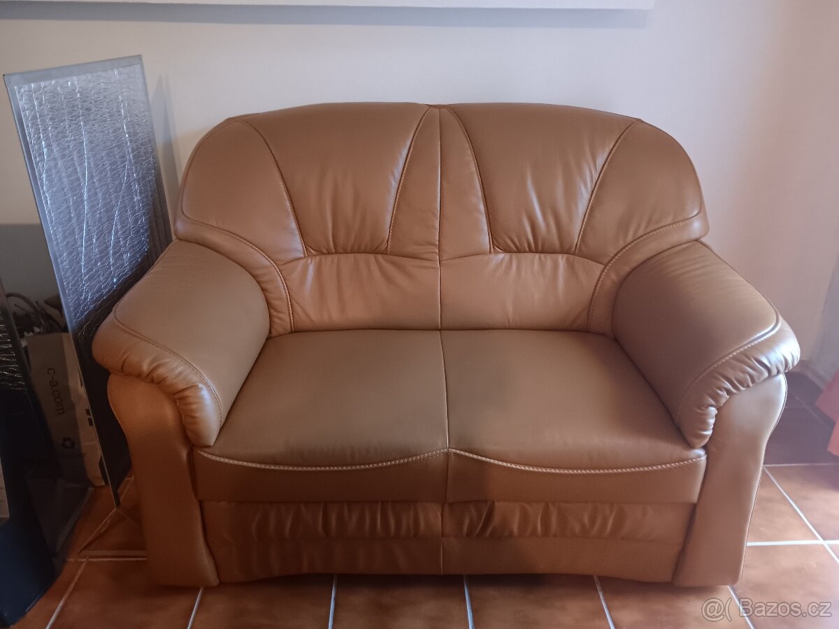 Kožená sedačka