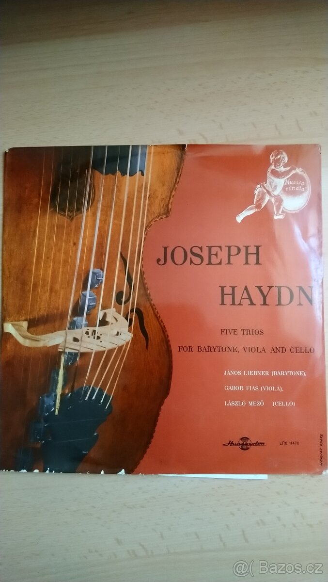 LP JOSEPH HAYDN: FIVE TRIOS FOR BARYTONE, VIOLA AND CELLO