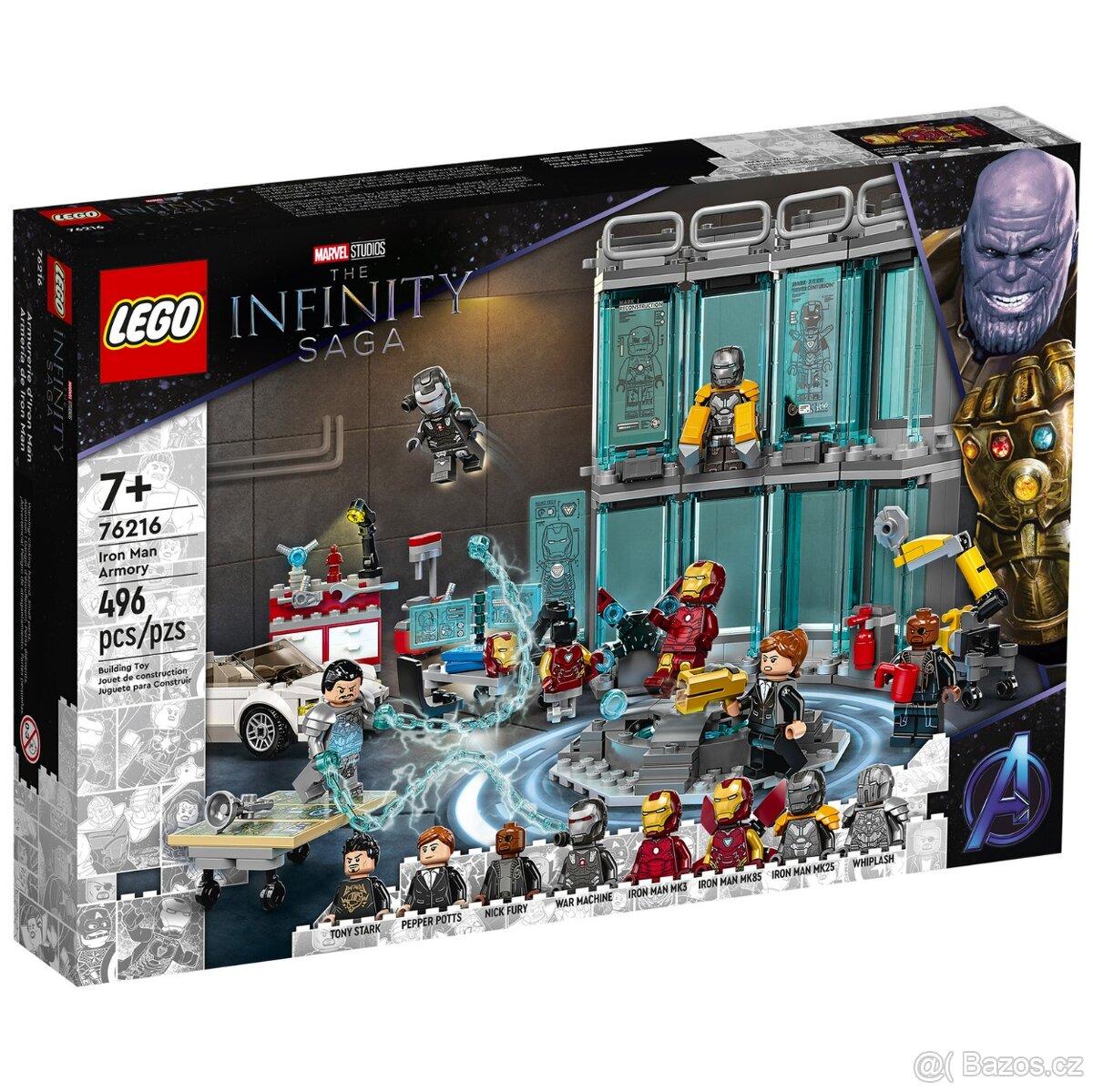 Nerozbalené LEGO Marvel 76216 Zbrojnice Iron Mana