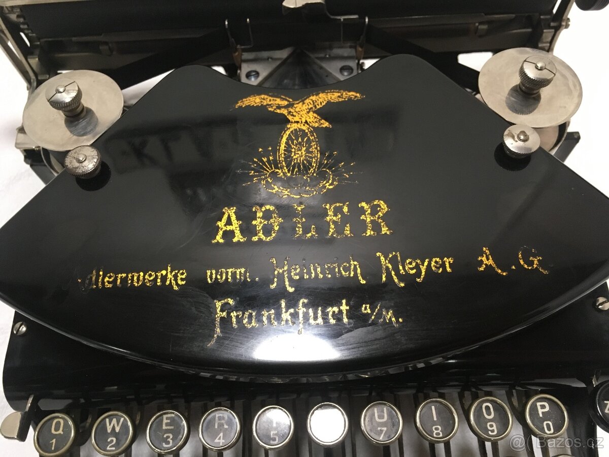Psací stroj KLEIN-ADLER
