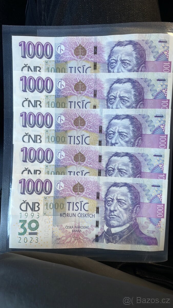 Prodam specialni vydanou bankovku 1000kč