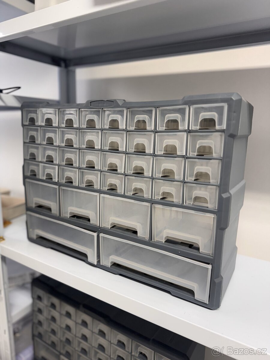 Vidaxl organizér 2 ks -38 zásuvek (52x16x37,5 cm)