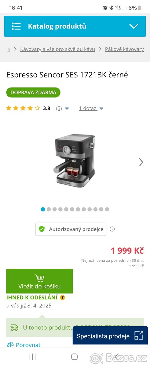 Espresso Sencor