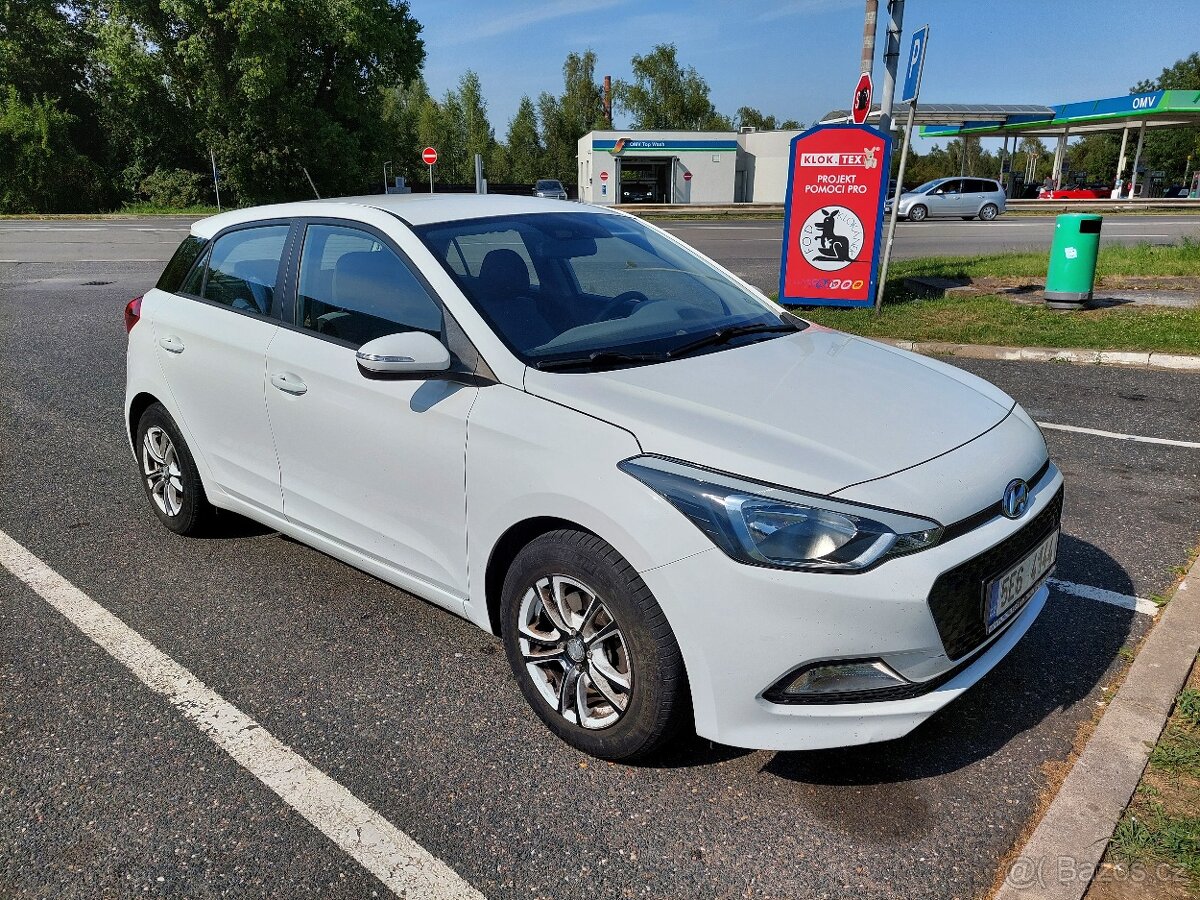 Hyundai i20 1.1 CRDi 55kW, 2015, 80280 km, ČR