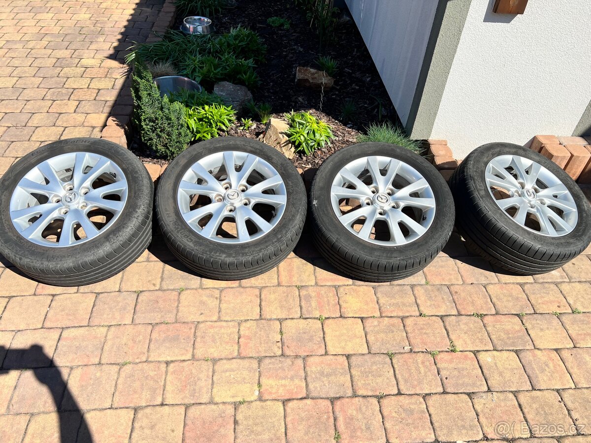 4x Alu kola Mazda (originální) 205/55R16