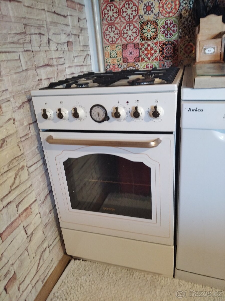 Prodej retro sporáku Gorenje.
