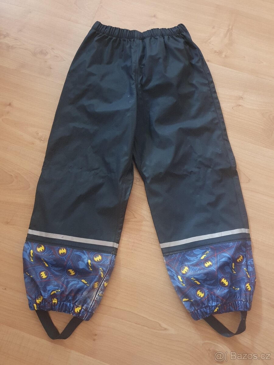 Nepromokavé pogumované kalhoty 122/128 lupilu