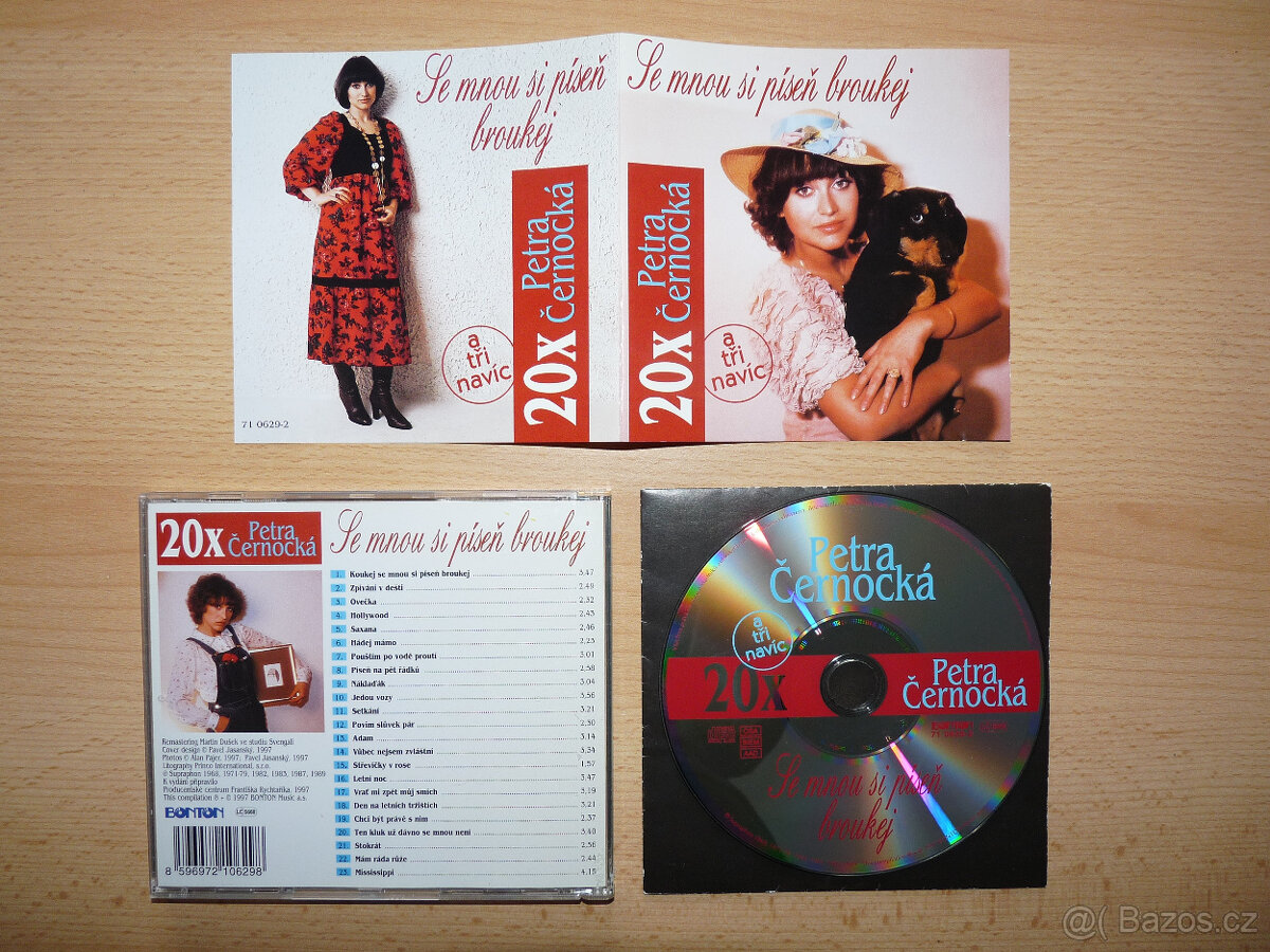 prodám CD PETRA ČERNOCKÁ-Se Mnou Si Píseň Zpívej 1997