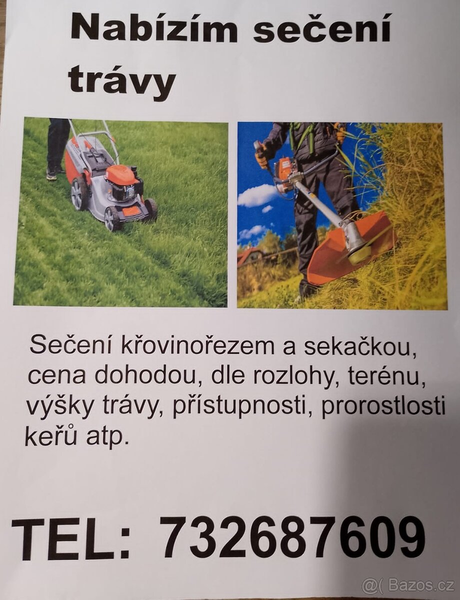 Sečení trávy