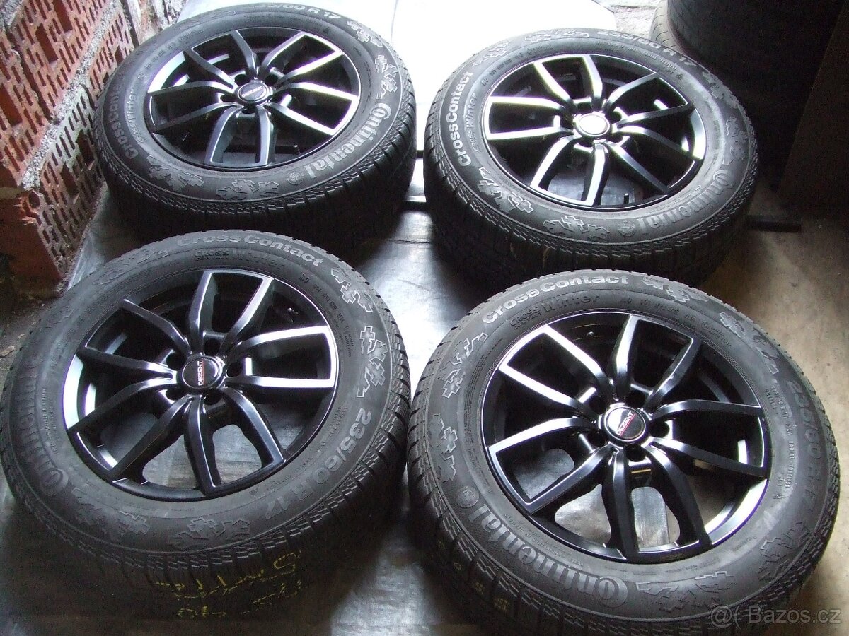 17 alu, hliníková kola Dezent 5x112 mm, 4ks, Top stav