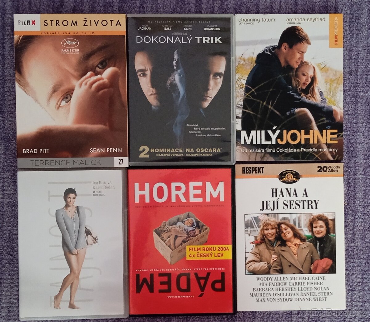 Různá DVD, CD, kazety