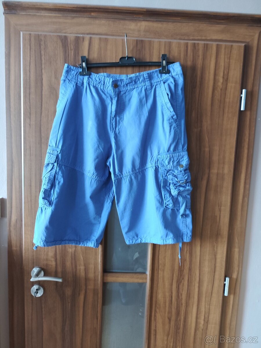 nové pánské bavlněné cargo kratasy
