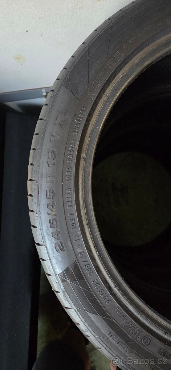 4ks Continental ContiSportContact 5 245/45 R19 102 Y Letní