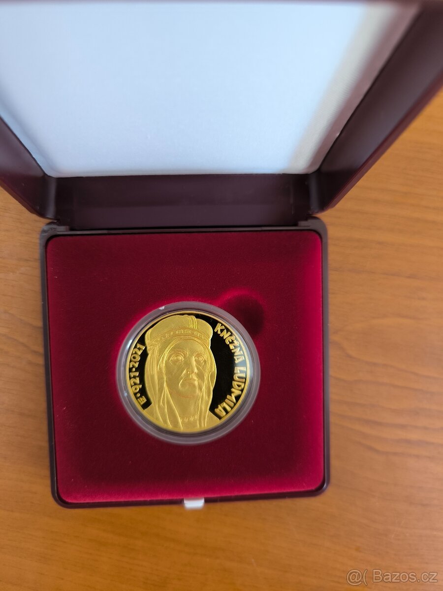 KNĚŽNA LUDMILA zlatá 10 000 Kč- PROOF