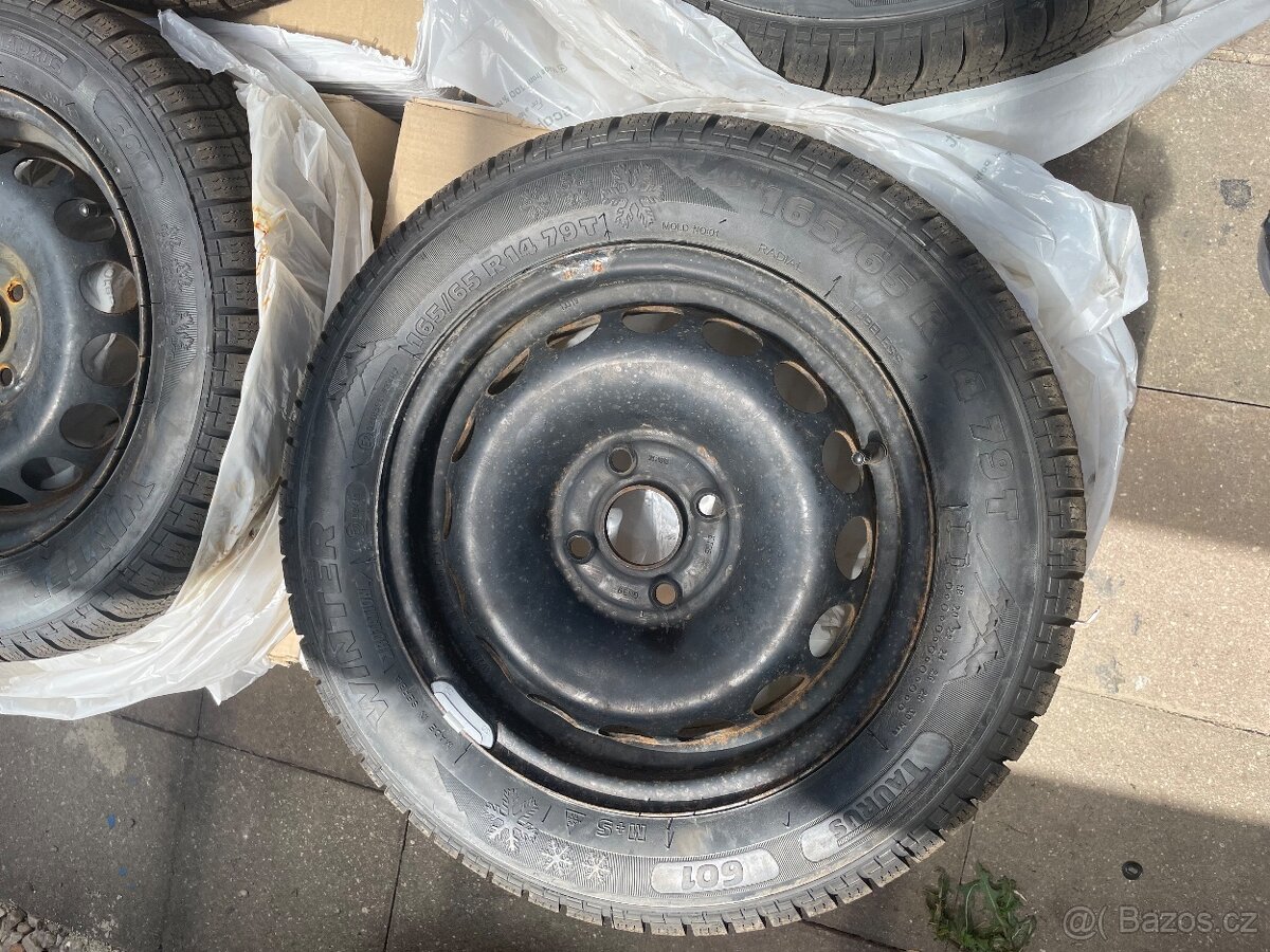 Plechové disky Toyota Aygo 2019 4x100 et 35 4,5j 165/65 r14