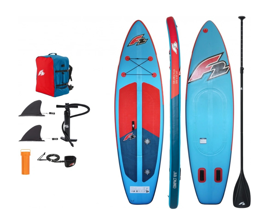 F2 Dvoukomorový paddleboard Allround Compact 10′6″