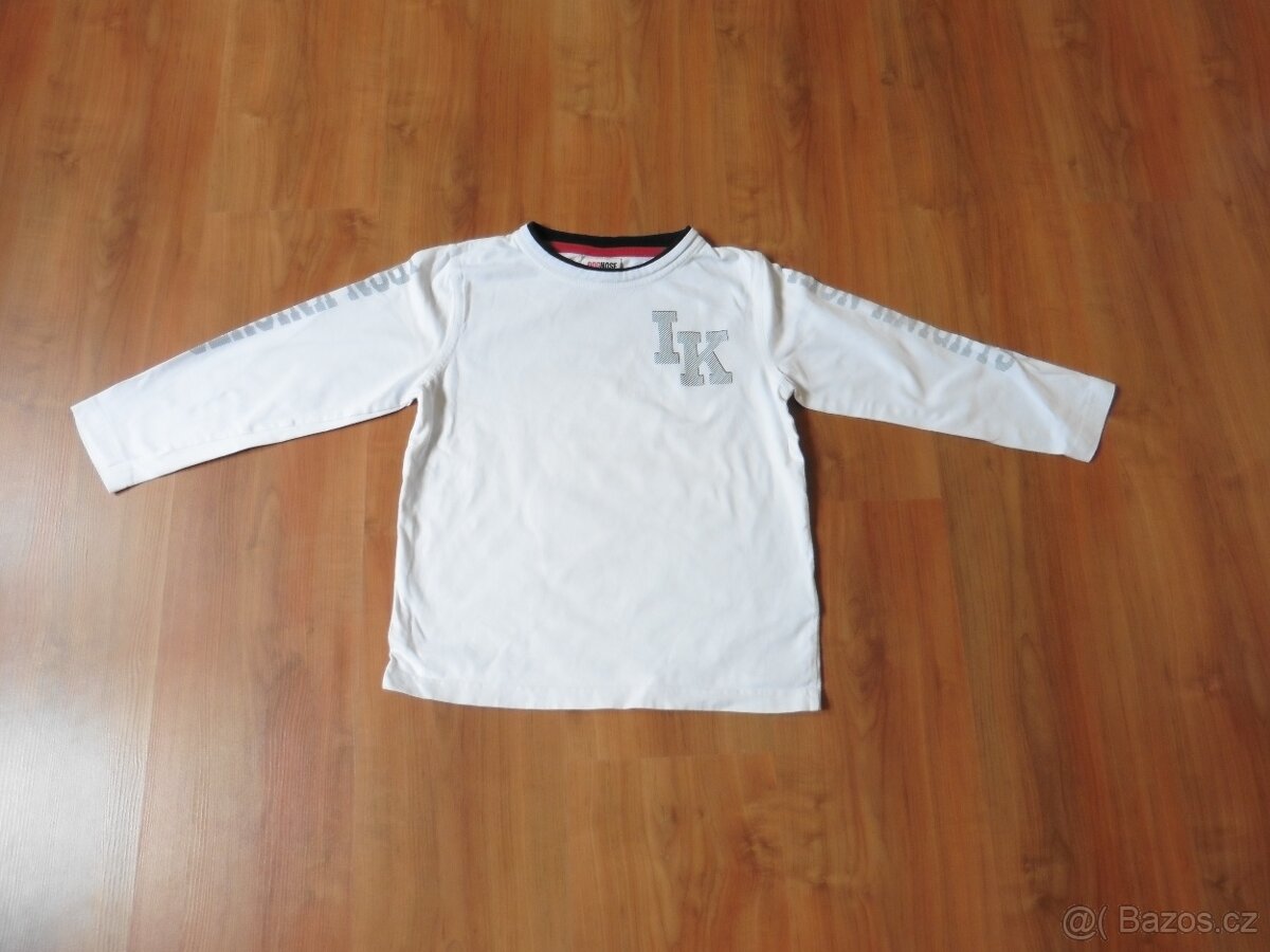 10x tričko s dlouhým rukávem vel. 134 cm, 8-9 let