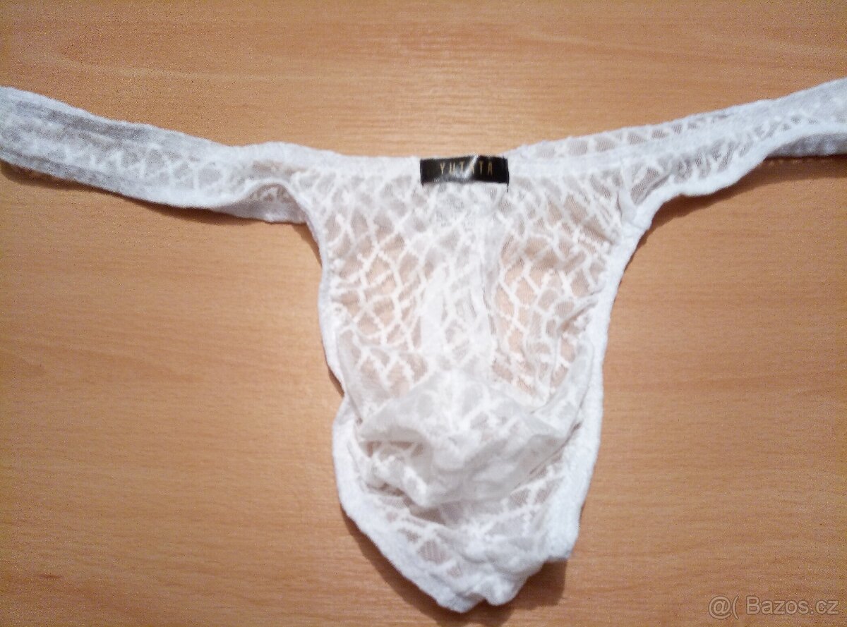 Pánské bíle tanga