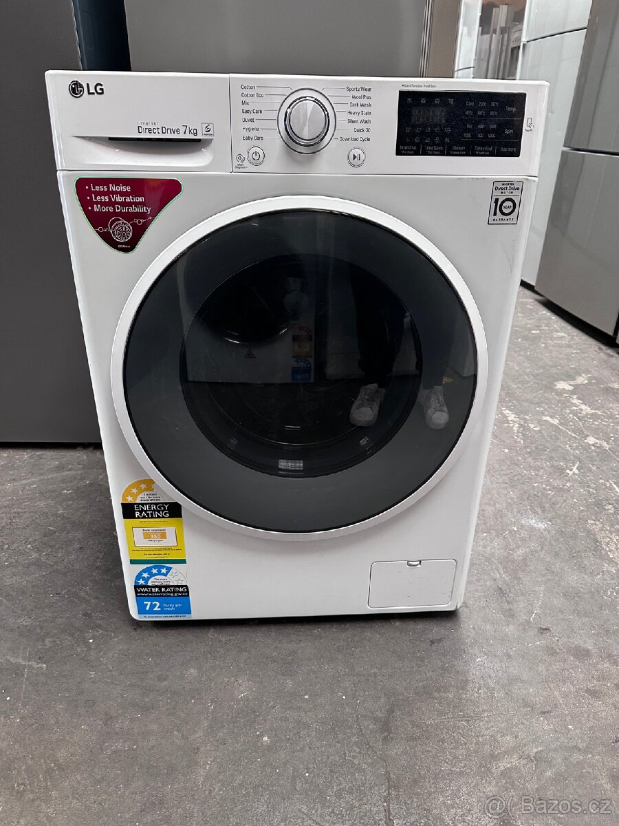 Parní Pračka na 9kg Lg A+++.