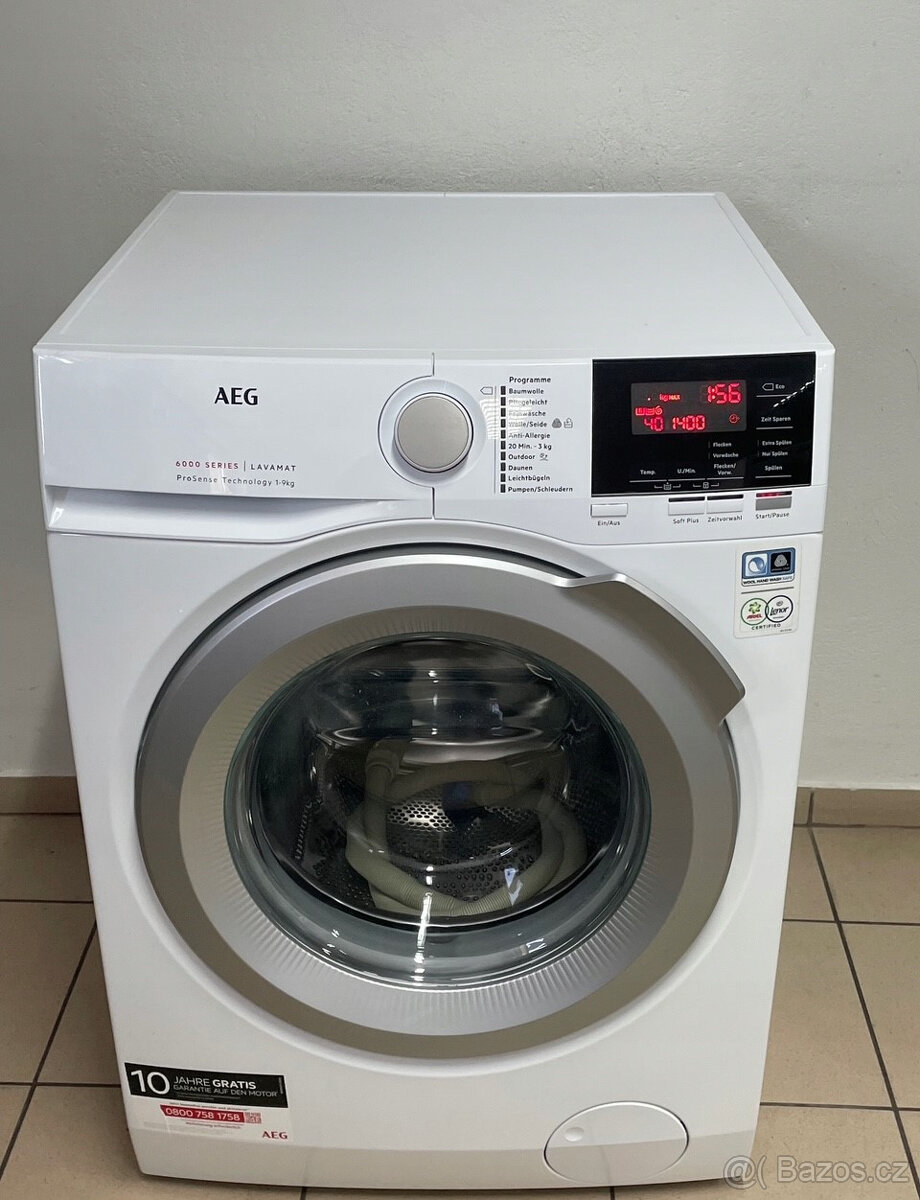 Pračka AEG 8kg, 6000 series