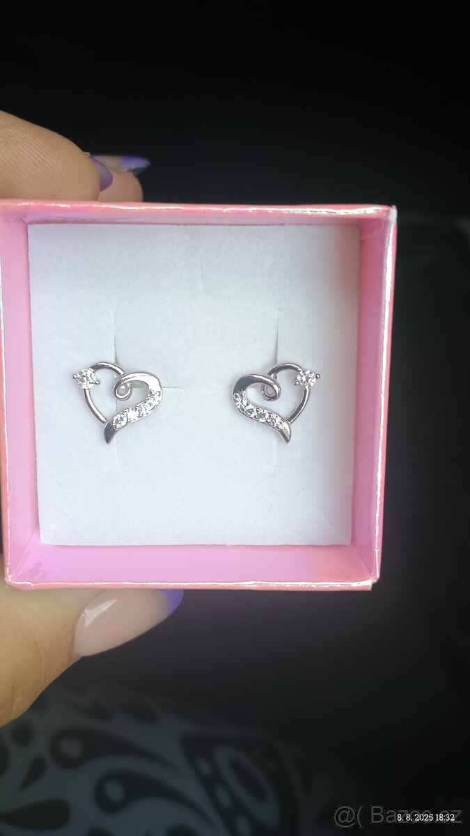 Stříbrné náušnice