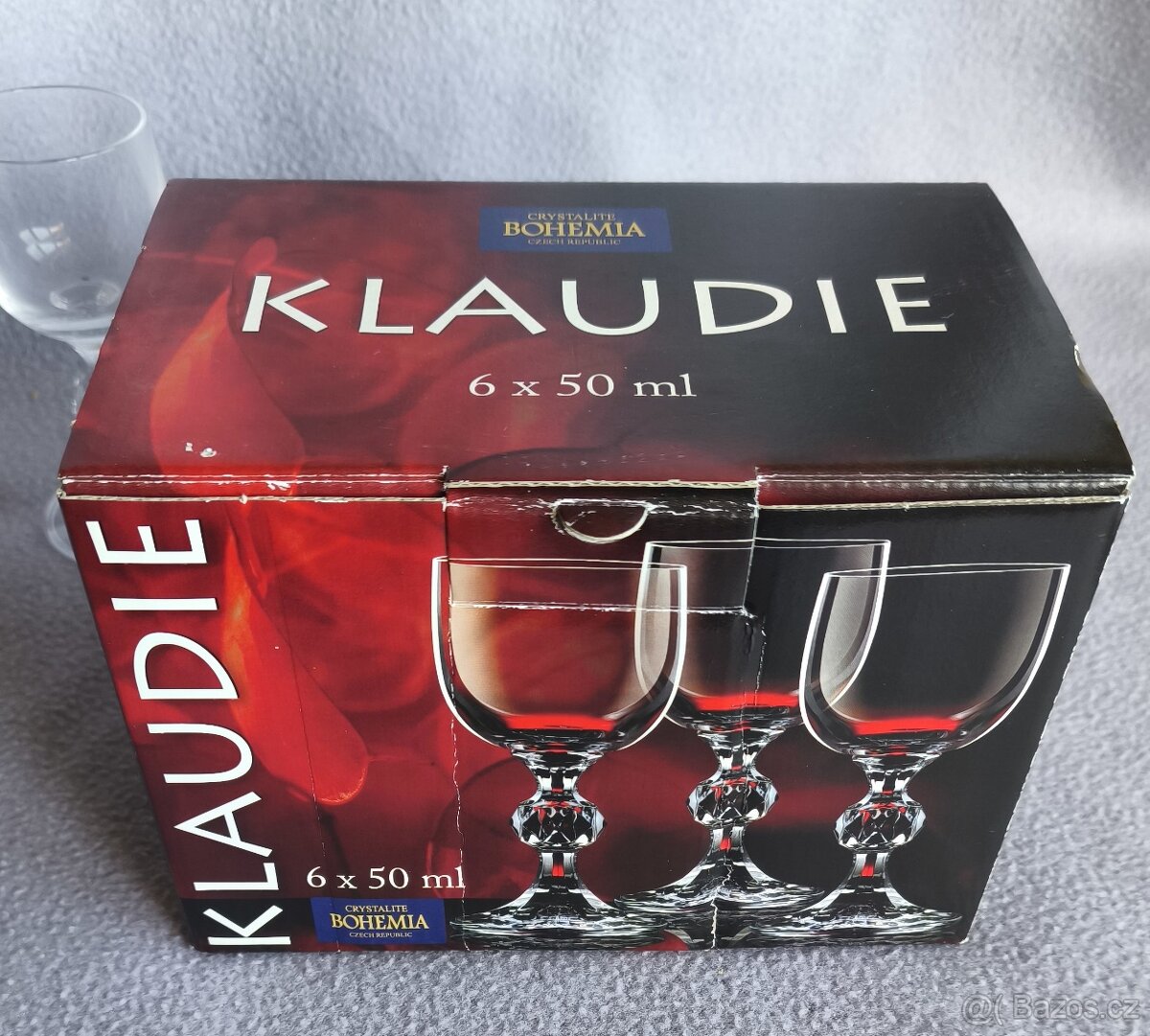 Crystalex KLAUDIE, sklenice na likér 50 ml / 6 ks