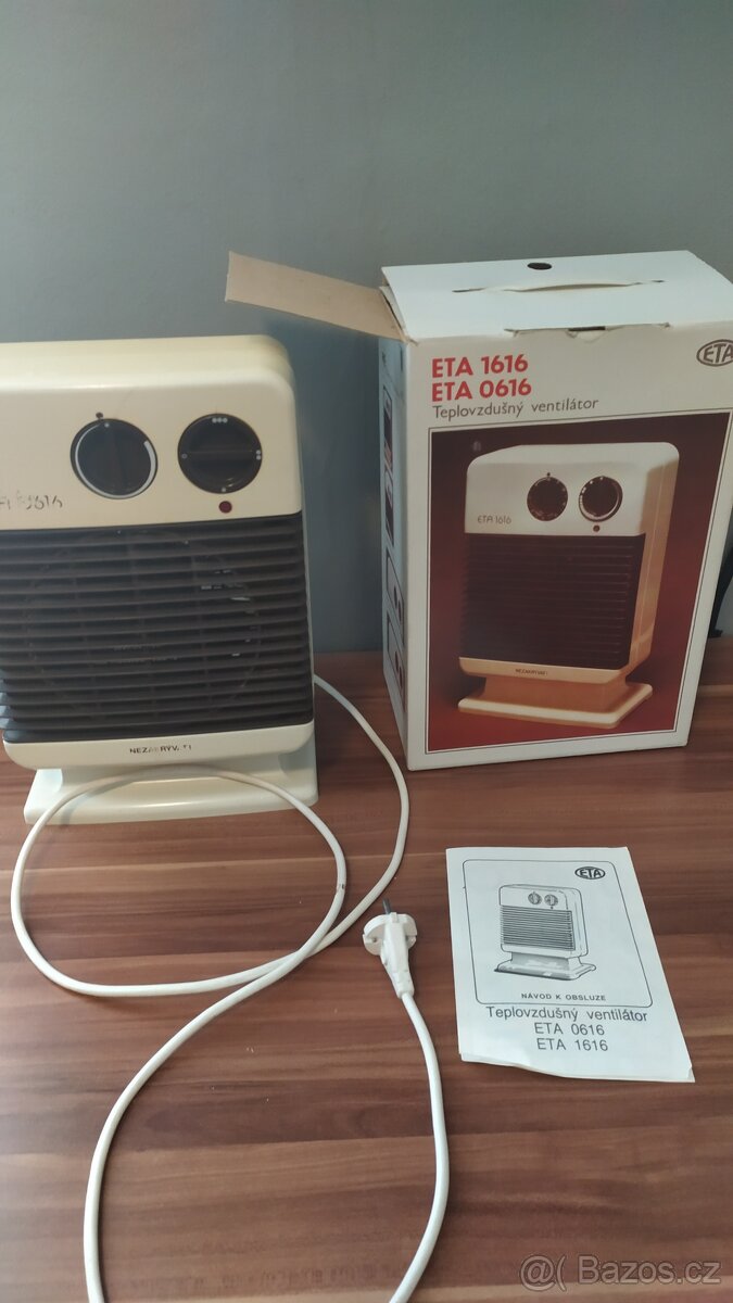 teplovzdušný ventilátor