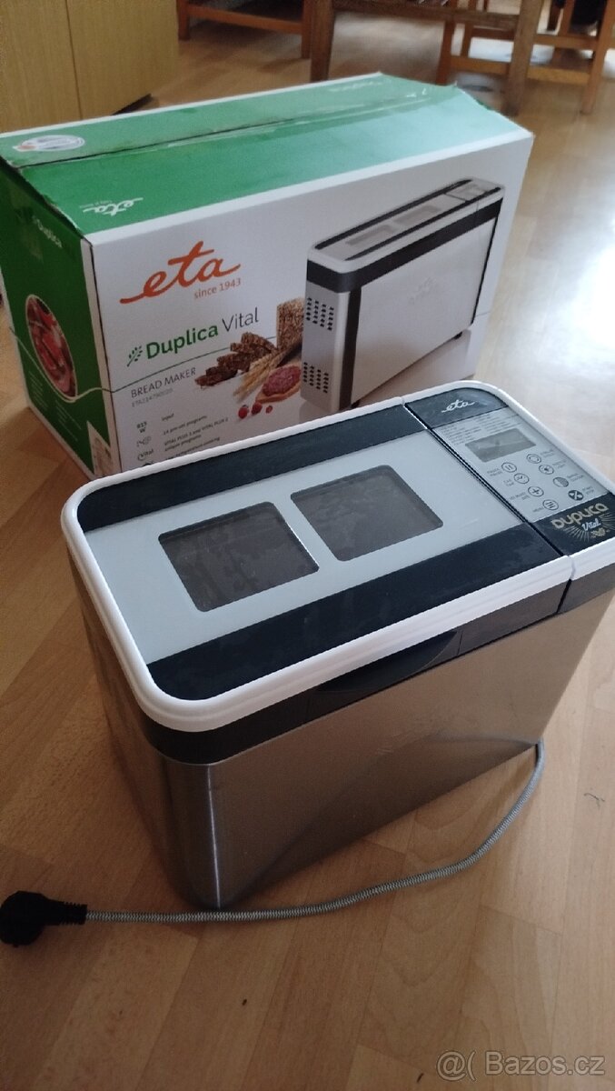 Pekárna ETA Duplica Vital Plus - v záruce