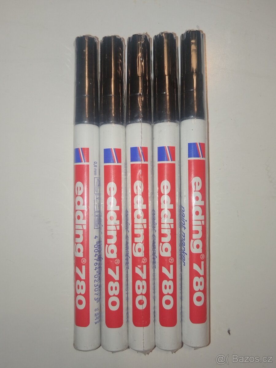 EDDING 780 ČERNÝ LAKOVÝ FIX 5KS