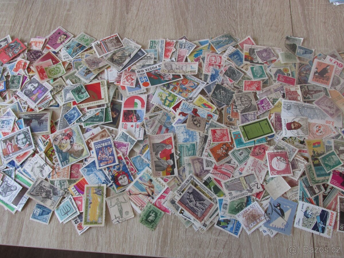 Staré poštovní známky, mix