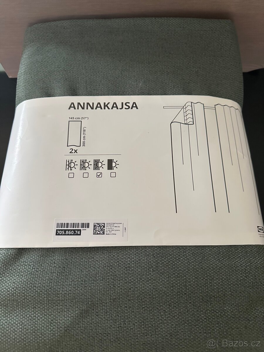 ANNAKAJSA Ztmavující závesy,