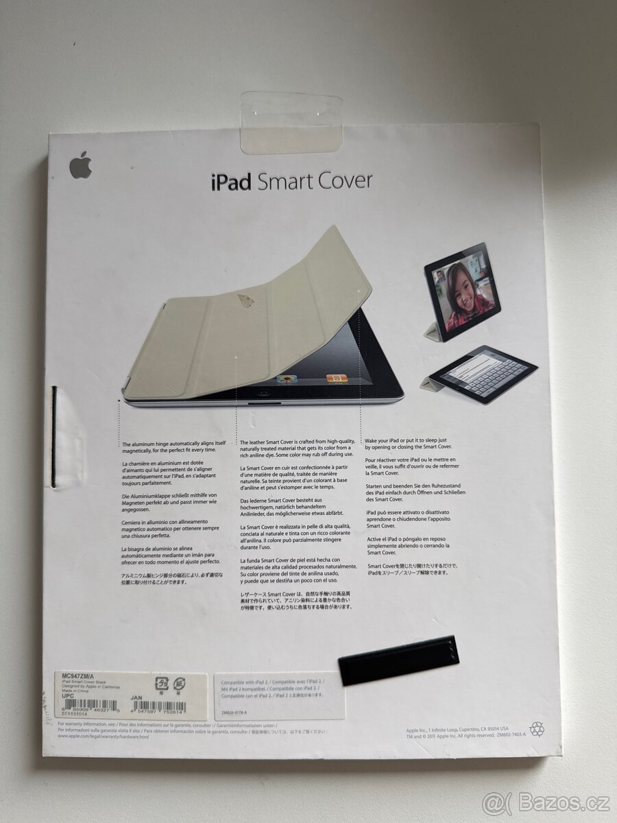Apple pouzdro smart cover MC947ZM/A pro iPad 2/3/4 černé