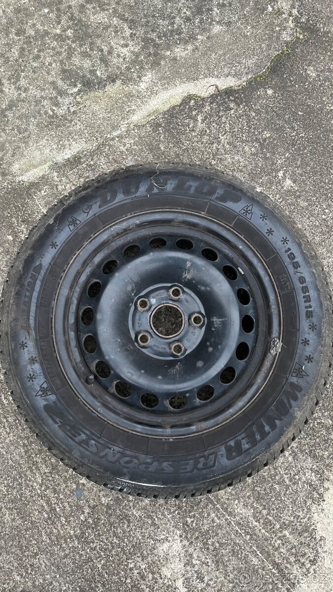 Plech disk 6Jx15 ET47 - pneu 195/65 R15