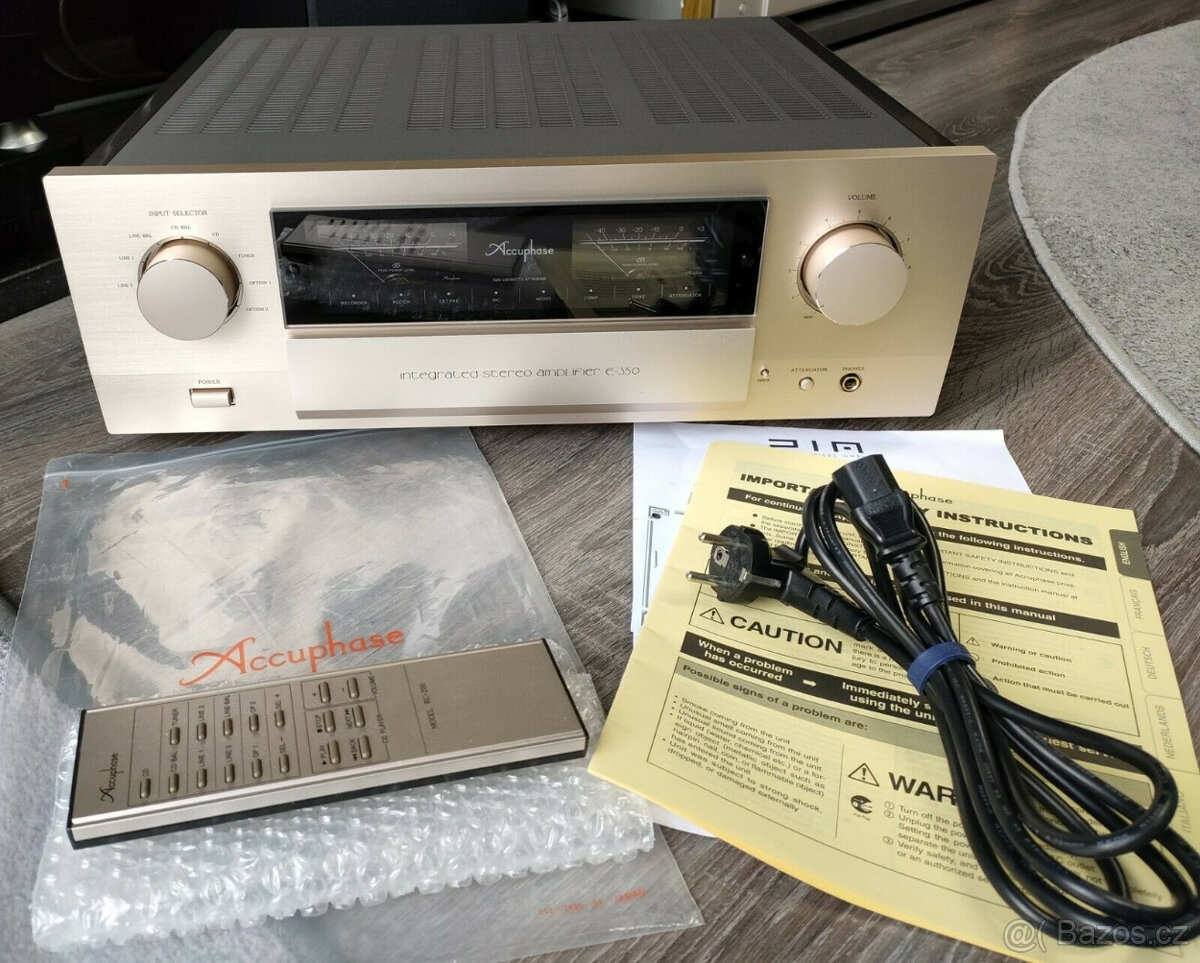 Integrovaný zesilovač Accuphase E-350 PIA zařízení