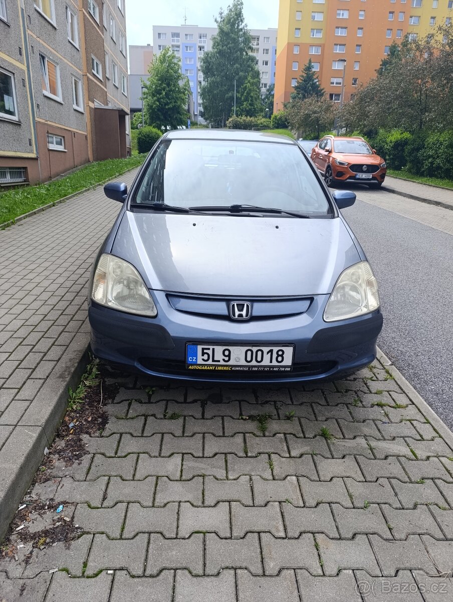 Honda Civic 1.7 CTDi 74 kW, 2003, na náhradní díly / opravu