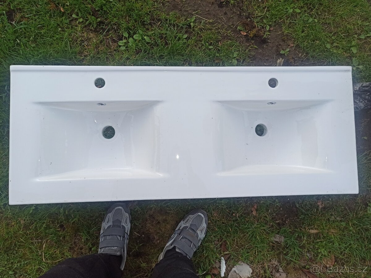 Dvojumyvadlo nábytkové 1200x470 mm Sapho Lucia nové