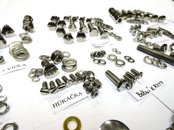 čz 175 / 487, 477 spojovací materiál a diely