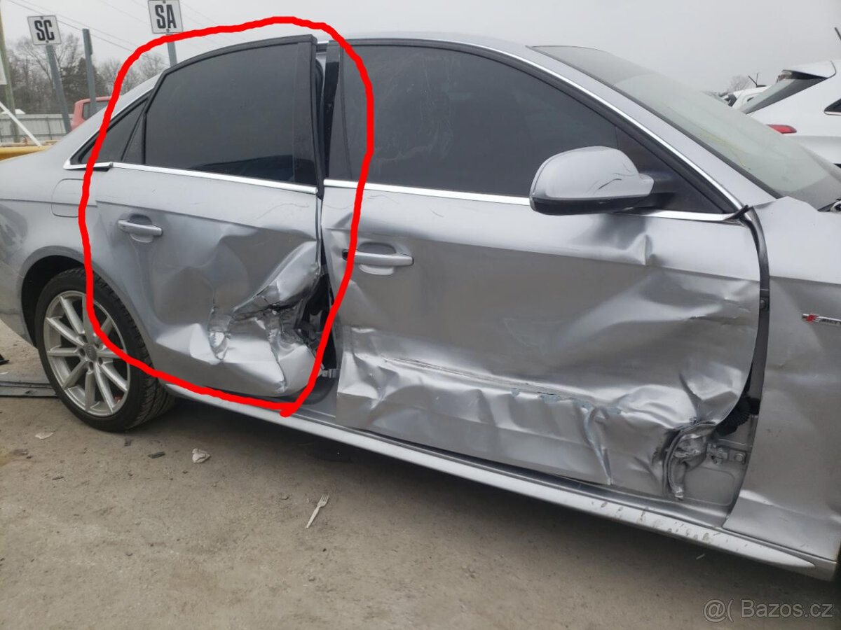 audi a4 b8.5 2015 tonovane okno - prave zadni dvere