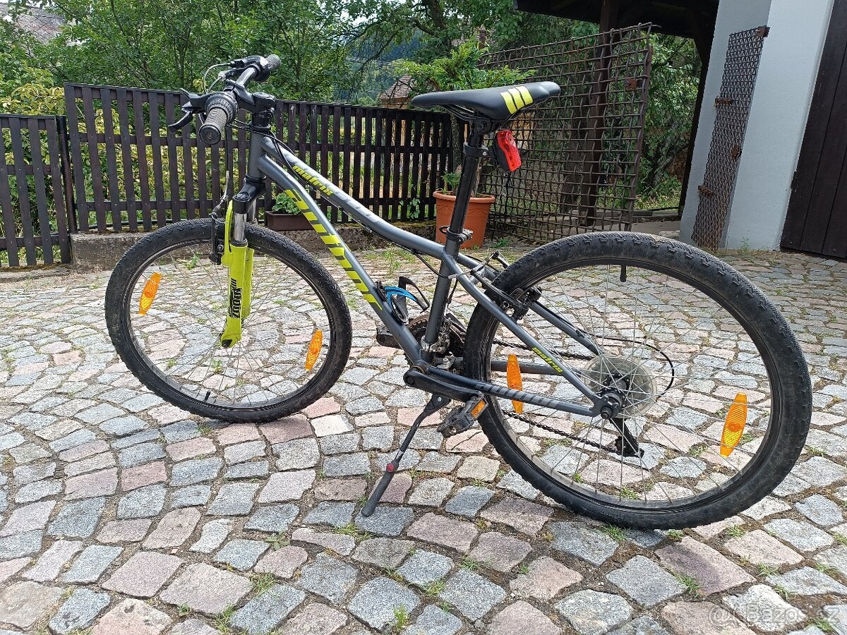 Dětské Kolo Author Matrix 24" šedá-matná/limetka