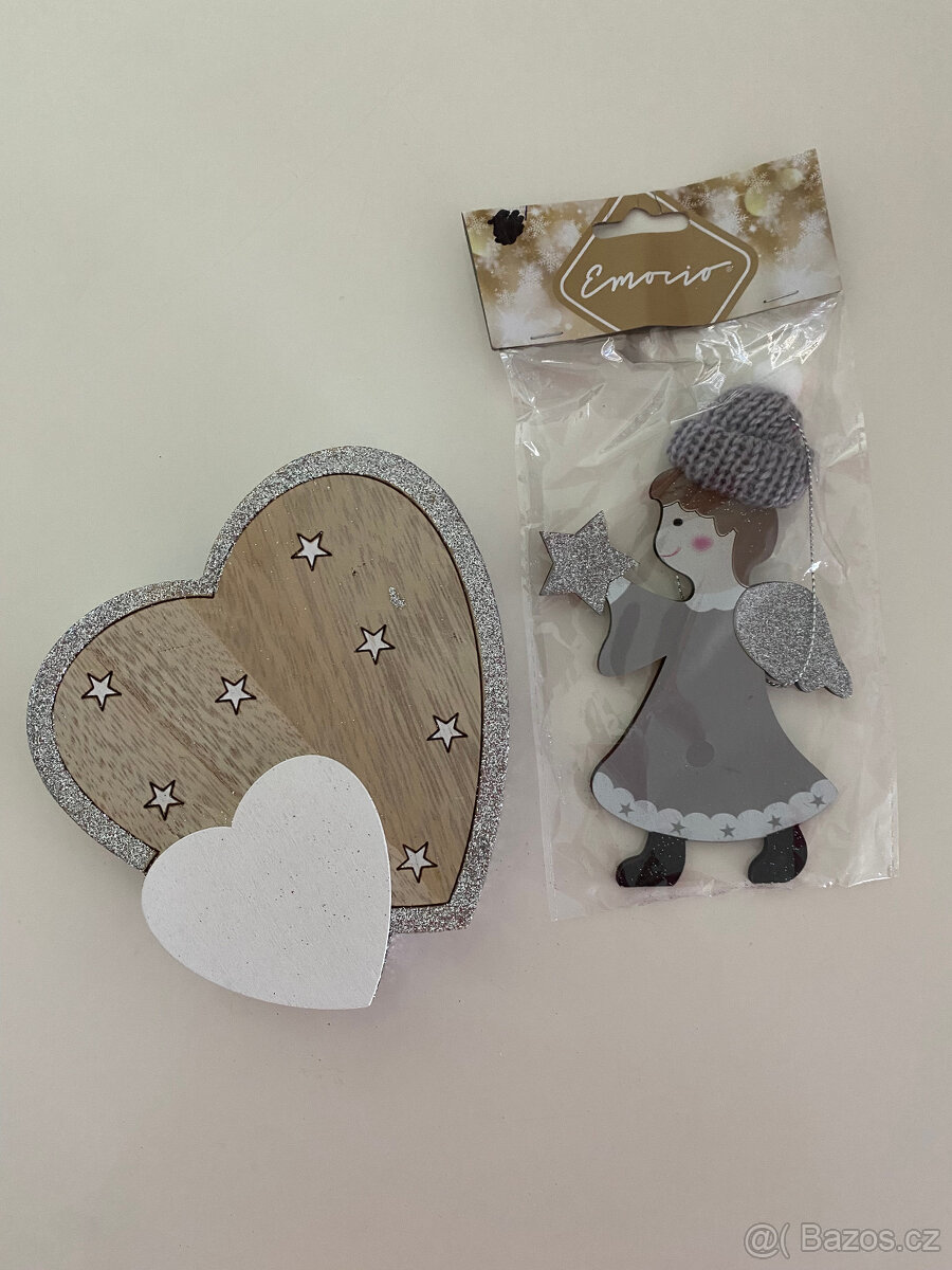 Vánoční dřevěná dekorace