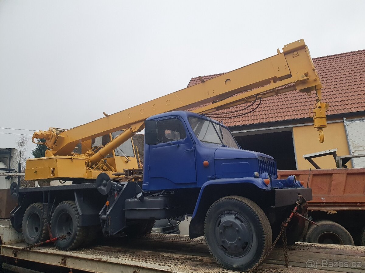 Autojeřáb Praga V3S AD80