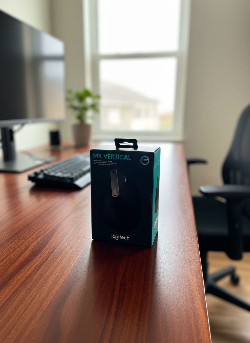 Zánovní myš Logitech MX Vertical Advanced