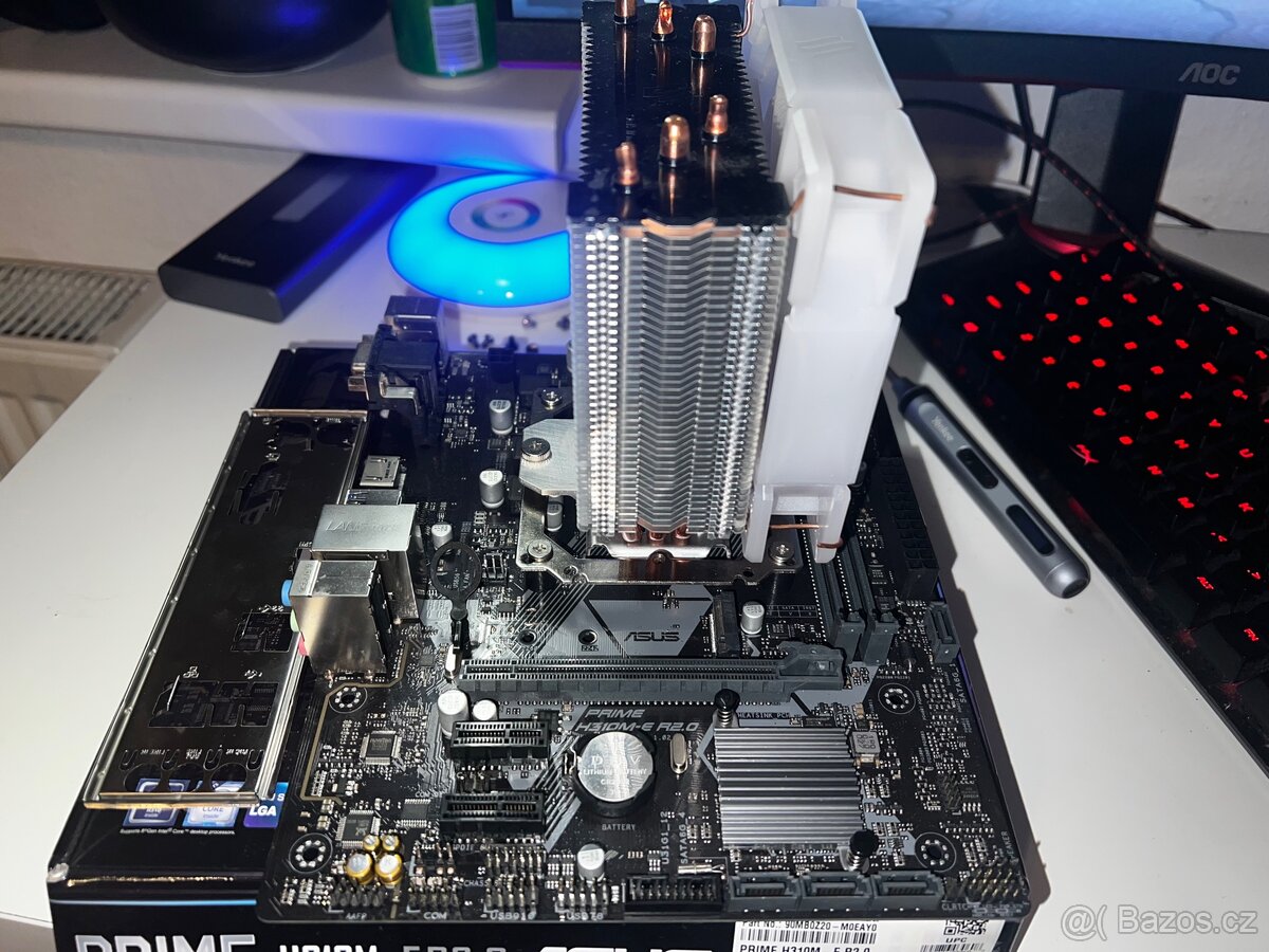 Set ASUS Prime H310M-E R2.0 + Intel i3-9100F + chladič