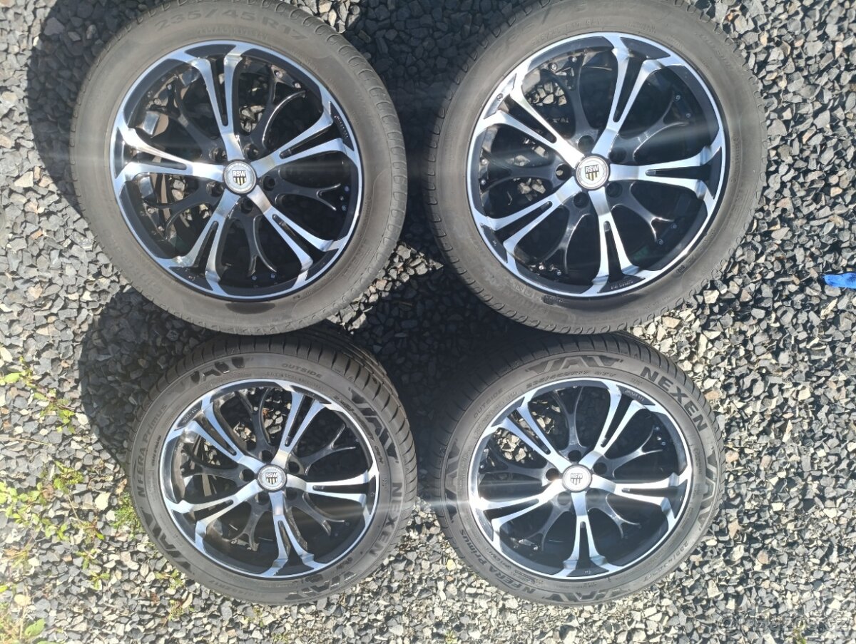 Alu disky RSW + pneu