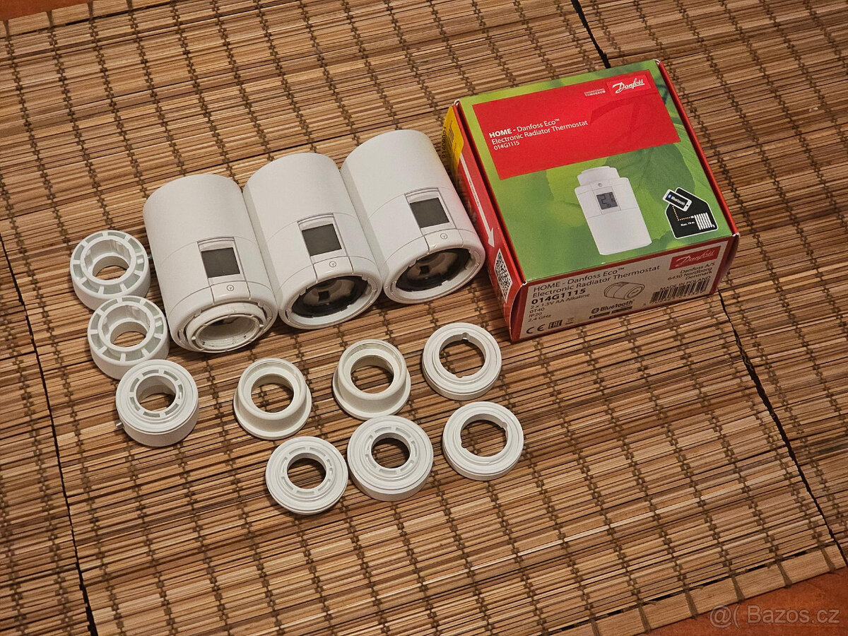 Termostatické hlavice Danfos Eco BT