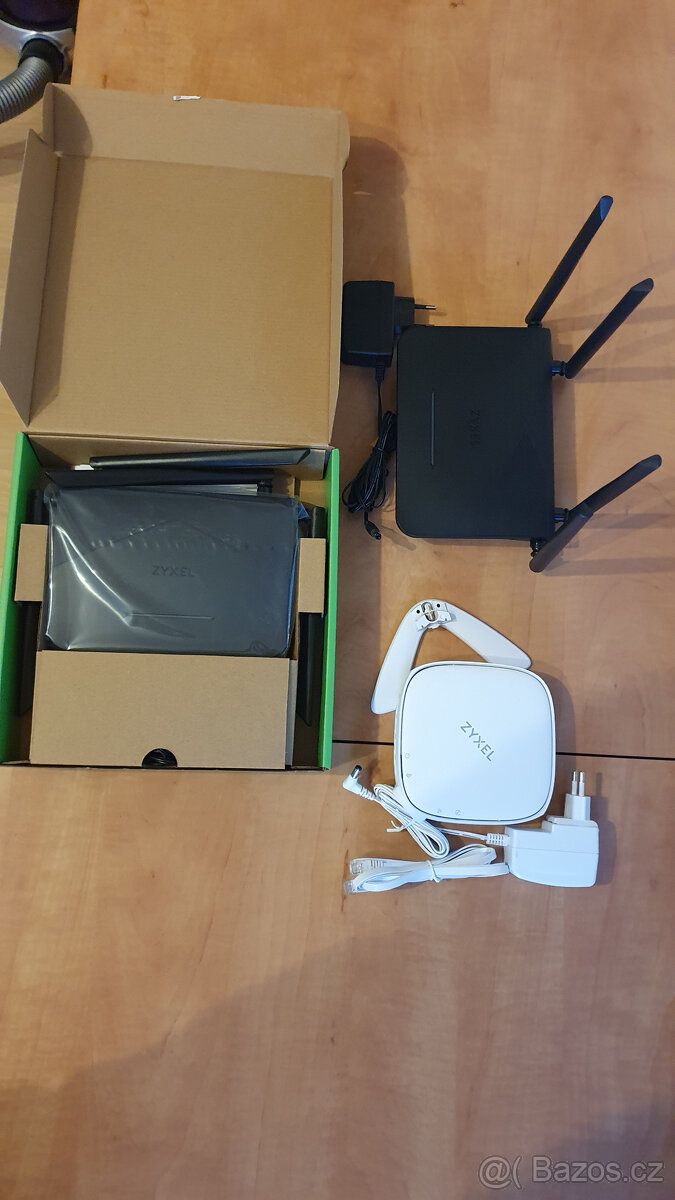 Prodám mesh 2x ROUTER Zyxel NBG7510 a 1x AP Zyxel WX3100-T0