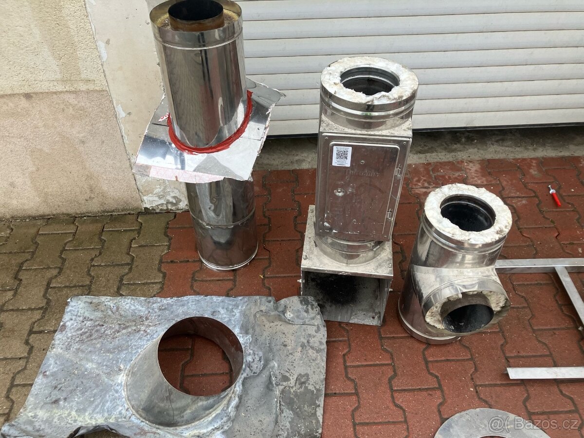 Nerezová zateplená kompletní komínová sestava Bertrams